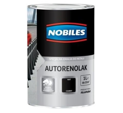 NOBILES Autorenolak Farba Do Metalu M-1037 Srebrno Szary 1L