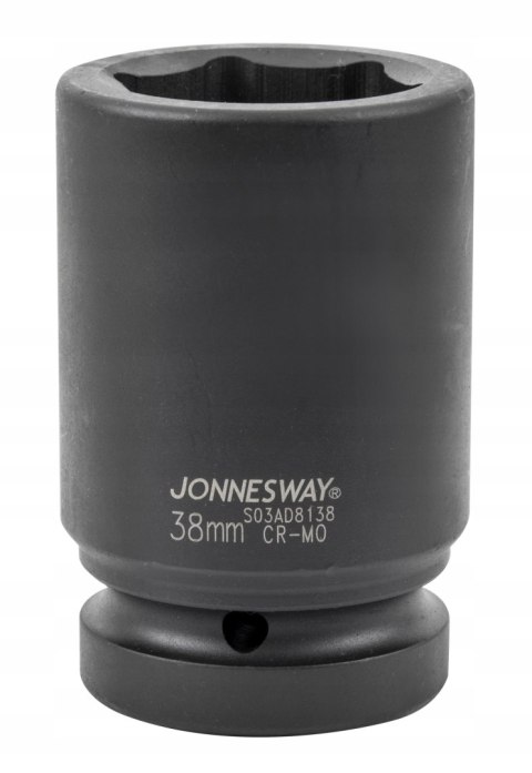 Nasadka udarowa długa 1" 38mm JONNESWAY Nasadka udarowa długa 1" 38mm JONNESWAY