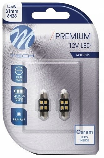 Żarówka C5W 31mm Dioda OSRAM Opto Semiconductors Żarówka C5W 31mm Dioda OSRAM Opto Semiconductors
