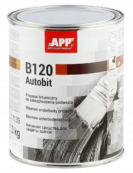 APP Autobit Preparat bitumiczny do zab. podwozia 1,3 kg