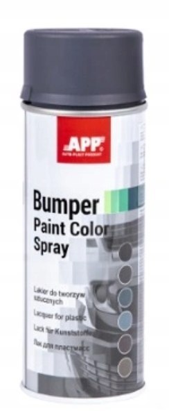 APP Lakier do tworzyw sztucznych Spray jasno szary 400 ml