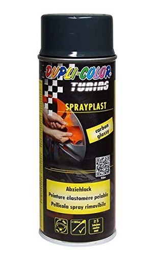 DUPLI COLOR Guma w sprayu Sprayplast carbon połysk 400 ml DUPLI COLOR Guma w sprayu Sprayplast carbon połysk 400 ml