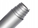 FOLIA 3D SREBRNY CARBON SATYNOWY 50 x 98 cm Avisa