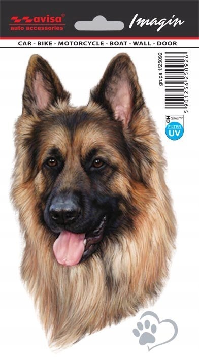 Naklejka UV HD Quality OWCZAREK NIEMIECKI Avisa Naklejka UV HD Quality OWCZAREK NIEMIECKI Avisa
