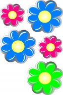 Naklejka na samochód KWIATKI chrom UV Avisa Naklejka na samochód KWIATKI chrom UV Avisa