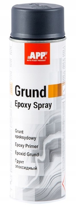 Podkład epoksydowy APP Grund Epoxy Spray ciemno-szary 500ml
