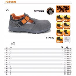 BUTY OBUWIE ROBOCZE SANDAŁY Beta 7216SN Rozmiar 44