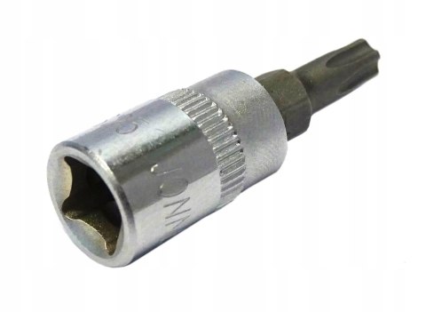 KLUCZ WPUSTOWY 5 KĄTNY TORX TS25 Z OTWOREM 1/4' KLUCZ WPUSTOWY 5 KĄTNY TORX TS25 Z OTWOREM 1/4'