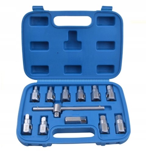 KOMPLET KLUCZY DO KORKA OLEJU 3/8" QUATROS QS60500