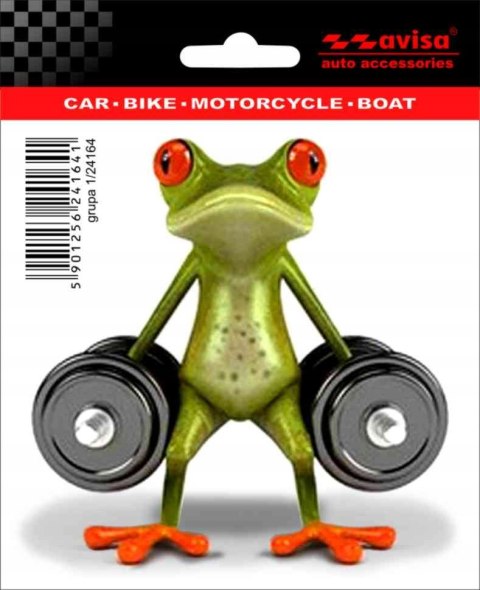 NAKLEJKA ŻABA KERMIT ŻABKA Z HANTLAMI Avisa NAKLEJKA ŻABA KERMIT ŻABKA Z HANTLAMI Avisa