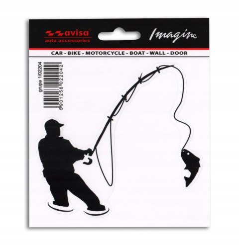 Naklejka HOBBY - WĘDKARZ Avisa Naklejka HOBBY - WĘDKARZ Avisa