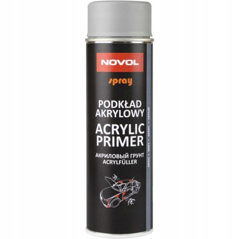 Novol Acrylic Primer Podkład Akrylowy Szary Spray