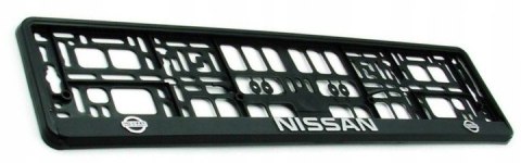 RAMKA POD TABLICĘ REJESTRACYJNĄ 3D NISSAN 2SZT