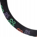 AMiO POKROWIEC NA KIEROWNICE KWIATKI 37-39CM