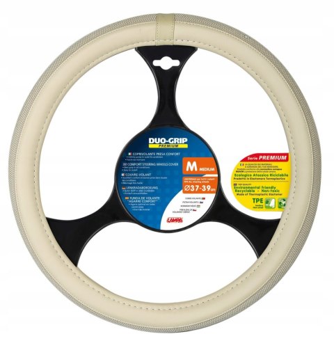 Pokrowiec kierownicy DUO-GRIP BEŻOWY 37-39CM